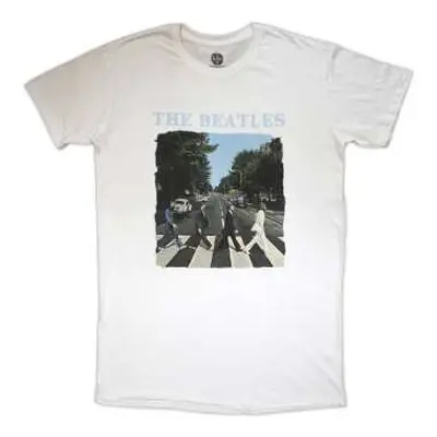 The Beatles Ladies T-shirt Dress: Abbey Road & Logo (medium) M