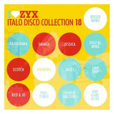 3CD Various: I Love ZYX Italo Disco Collection 18