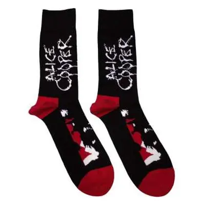 Alice Cooper Unisex Ankle Socks: Face (uk Size 7 - 11) 42 - 47