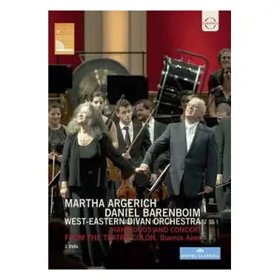 2DVD Wolfgang Amadeus Mozart: Martha Argerich & Daniel Barenboim - Piano Duos And Concert From T