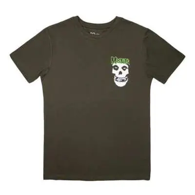 Misfits Unisex T-shirt: Mini Skull & Logo (small) S