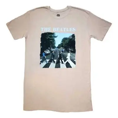 The Beatles Ladies T-shirt Dress: Abbey Road & Logo (medium) M