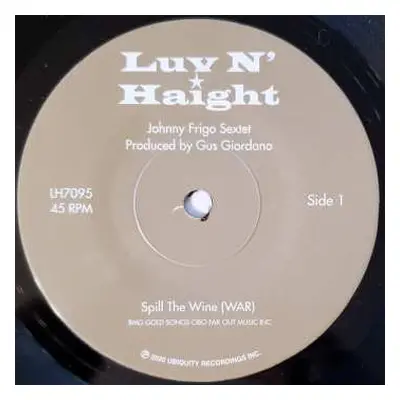 SP The Johnny Frigo Sextet: Spill The Wine