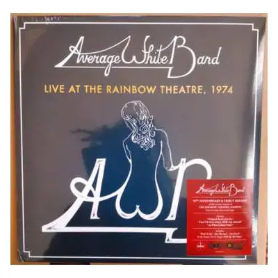 LP Average White Band: Live At The Rainbow Theatre, 1974 CLR