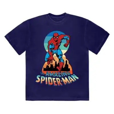 Marvel Comics Unisex T-shirt: Spider-man Keyhole (medium) M