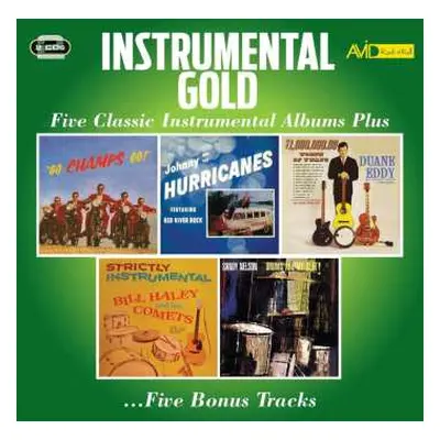 2CD Various: Instrumental Gold: Five Classic Instrumental Albums Plus Five Bonus Tracks