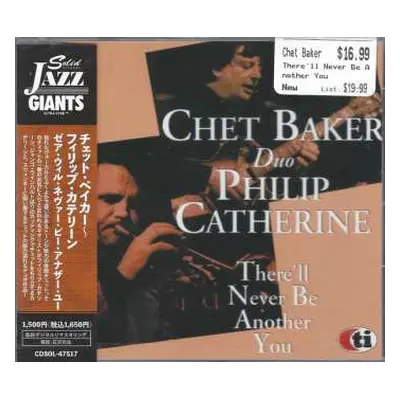 CD Chet Baker: There'll Never Be Another You