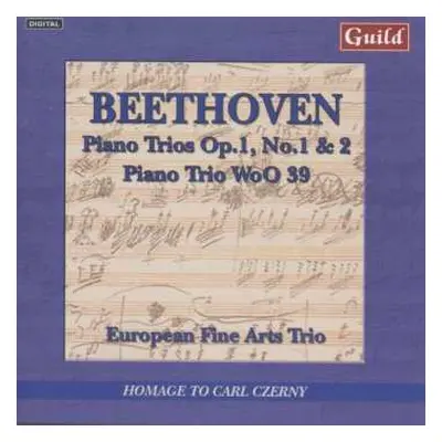 CD Ludwig van Beethoven: Klaviertrios Nr.1 & 2