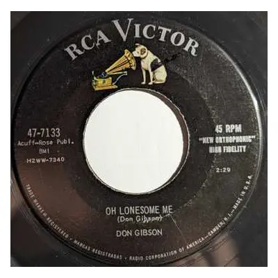 CD Don Gibson: Oh Lonesome Me