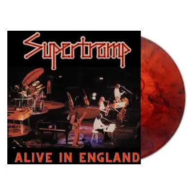 2LP Supertramp: Alive In England (red Marble Vinyl)