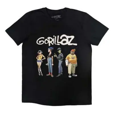 Gorillaz Unisex T-shirt: Spray Logo Group (xx-large) XXL