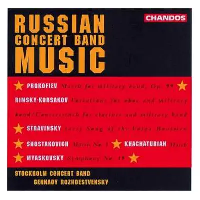 CD Nikolai Miaskowsky: Stockholm Concert Band