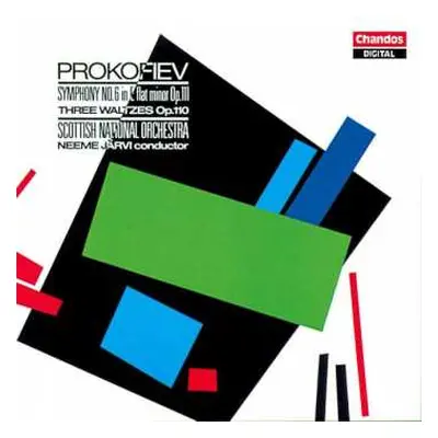 CD Sergei Prokofiev: Symphony No.6 In E Flat Minor Op.111 / Three Waltzes Op.110