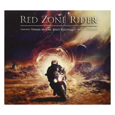 LP Vinnie Moore: Red Zone Rider - Red/gold Splatter