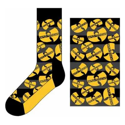 Kotníkové Ponožky Logo Wu-tang Clans Yellow 40 - 45