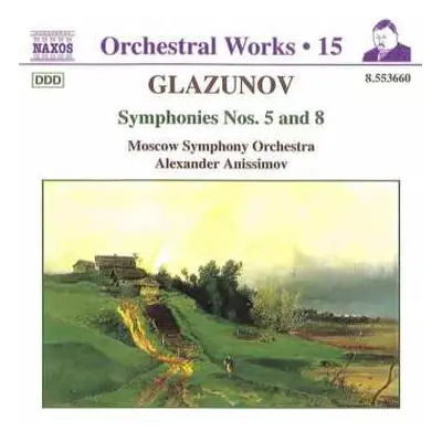 CD Alexander Glazunov: Symphonies Nos. 5 And 8