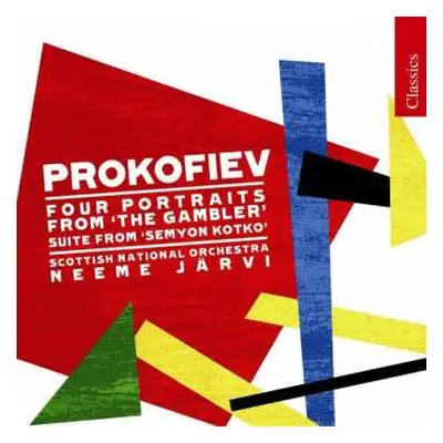 CD Sergei Prokofiev: Four Portraits from 'The Gambler' / Suite from 'Semyon Kotko'