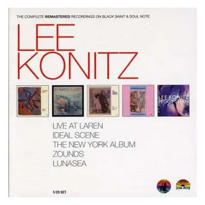 5CD/Box Set Lee Konitz: The Complete Remastered Recordings On Black Saint & Soul Note