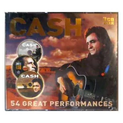 3CD Johnny Cash: 54 Great Performances