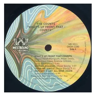 LP The Counts: What's Up Front That-Counts