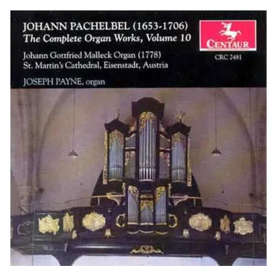 CD Johann Pachelbel: The Complete Organ Works, Volume 10