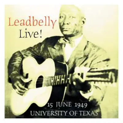 CD Leadbelly: Live!