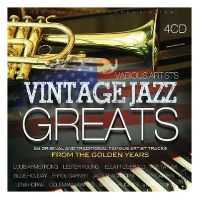 4CD Various: Vintage Jazz Greats