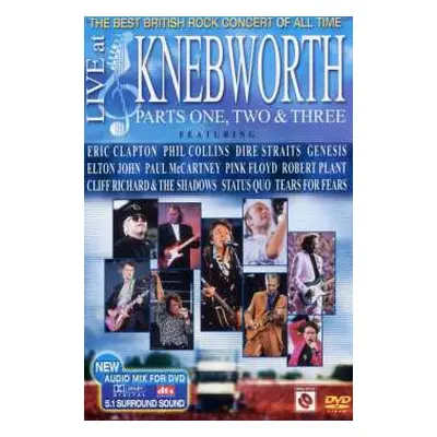 2DVD Various: Live At Knebworth - Parts One, Two & Three