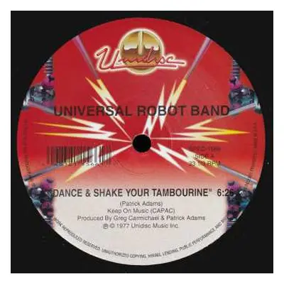 LP The Universal Robot Band: Dance & Shake Your Tambourine / Freak With Me