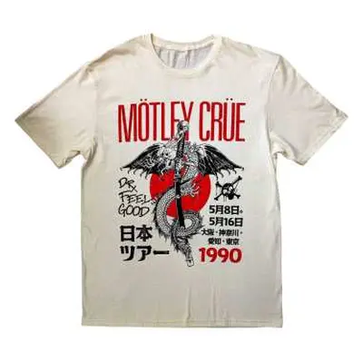 Motley Crue Unisex T-shirt: Dr. Feelgood Japanese Tour '90 (medium) M