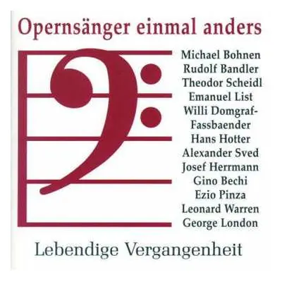 CD Various: Opernsänger Einmal Anders