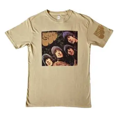 The Beatles Unisex T-shirt: Rubber Soul Us (sleeve Print) (medium) M