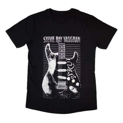 Stevie Ray Vaughan Unisex T-shirt: Guitar (large) L