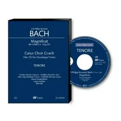 CD Various: Carus Choir Coach - Carl Philipp Emanuel Bach: Magnificat Wq.215 (tenor)