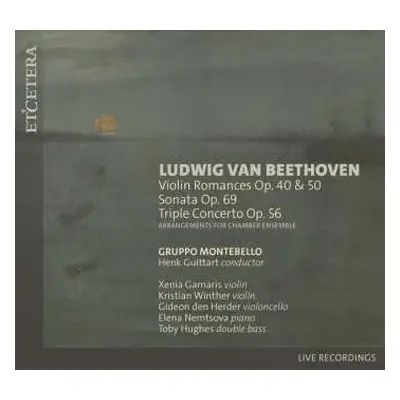 CD Ludwig van Beethoven: Tripelkonzert Op.56 Für Klavier,violine,cello, Kammerensemble (arrangie