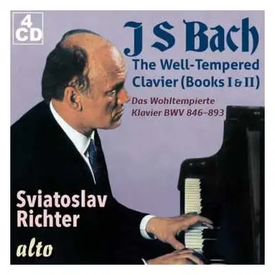 4CD Johann Sebastian Bach: The Well-Tempered Clavier (Books I & II) = Das Wohltemperierte Klavi