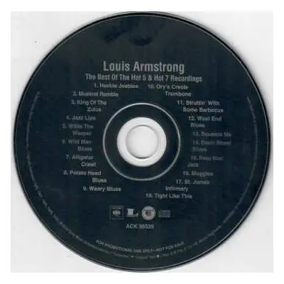 CD Louis Armstrong: The Best Of The Hot 5 & Hot 7 Recordings