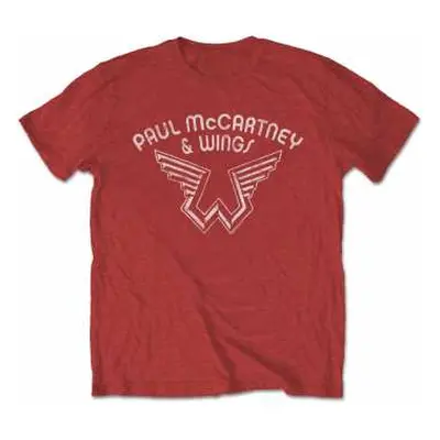 Tričko Wings Logo Paul Mccartney L