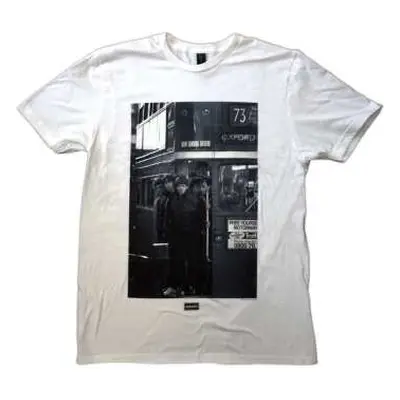 Oasis Unisex T-shirt: London Bus Photo (small) S