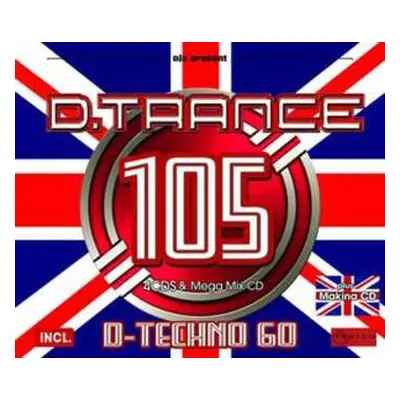 5CD Various: D.trance 105 (incl. D-techno 60 & Uk-makina)