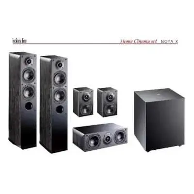 Indiana Line NOTA X Home Cinema set 5.1 Black