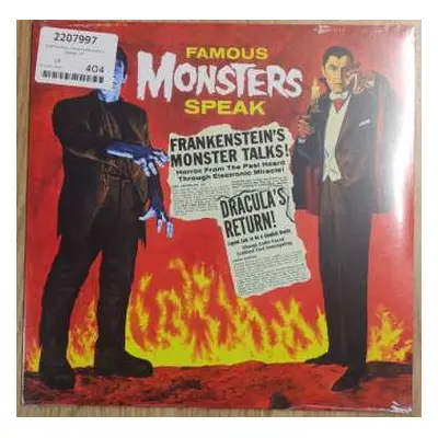 LP Cherney Berg: Famous Monsters Speak CLR