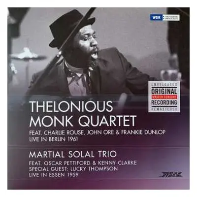 LP The Thelonious Monk Quartet: Live In Berlin 1961 / Live In Essen 1959 CLR | LTD