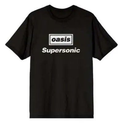 Oasis Unisex T-shirt: Supersonic Title (small) S