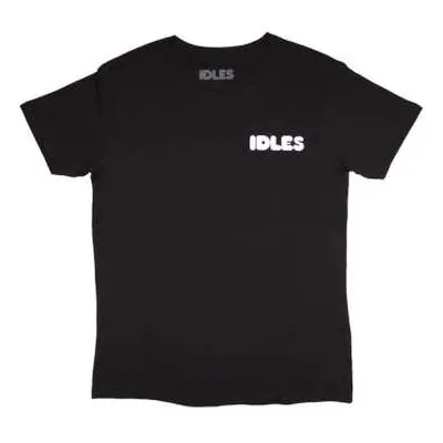 Idles Unisex T-shirt: Cartoon Flower (back Print) (x-large) XL