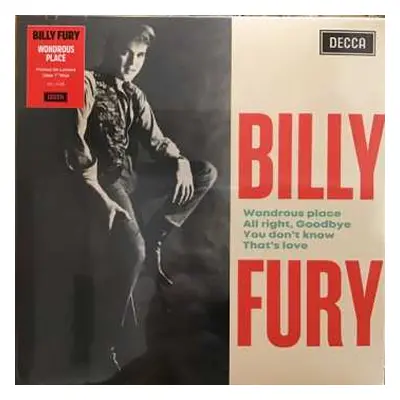 SP Billy Fury: Wondrous Place CLR | LTD