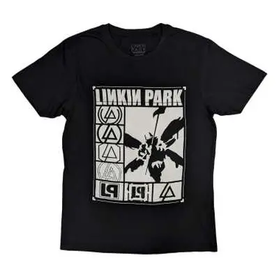 Linkin Park Unisex T-shirt: Logos Rectangle (xx-large) XXL