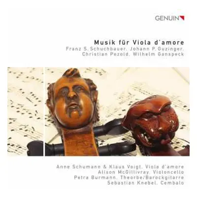 CD Anonymous: Musik für Viola d'amore. Franz S. Schuchbauer, Johann P. Guzinger, Christian Pezol