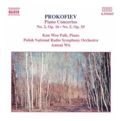 CD Sergei Prokofiev: Piano Concertos No.2, Op.16 - No.5, Op.55