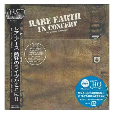 CD Rare Earth: Rare Earth In Concert LTD